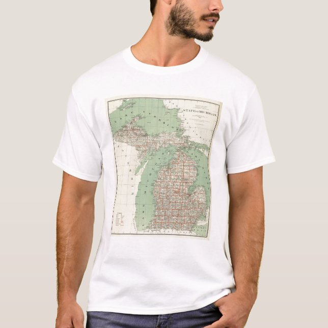 State of Michigan T-Shirt (Front)