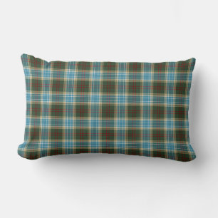 State of Michigan Tartan Lumbar Pillow