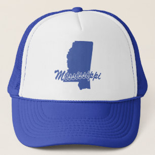 State Of Mississippi Shape Trucker Hat