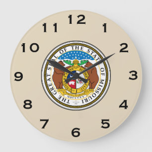State of Missouri Wall Clock