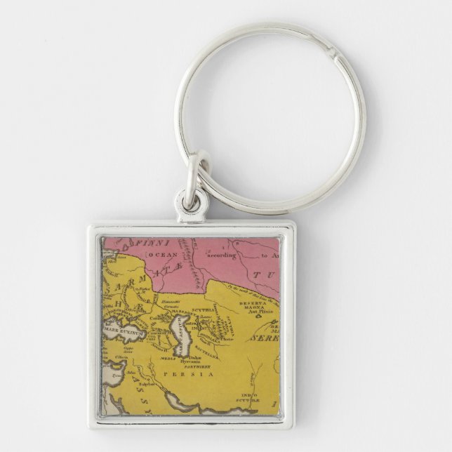 State of Nations at the Christian aera Keychain (Front)