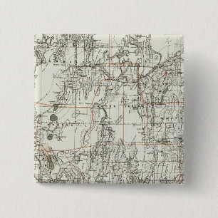 State Of Nevada 2 Inch Square Button
