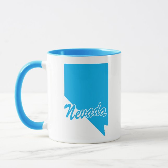 State Of Nevada Shape Mug (Left)