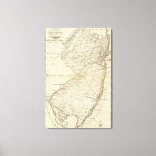 State of New Jersey 2 Canvas Print