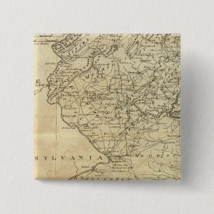 State of New Jersey 2 Inch Square Button