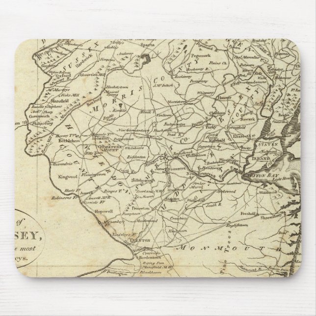 State of New Jersey Mouse Pad (Front)