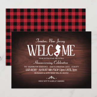 State of New Jersey New Home|Housewarming Party Invitation