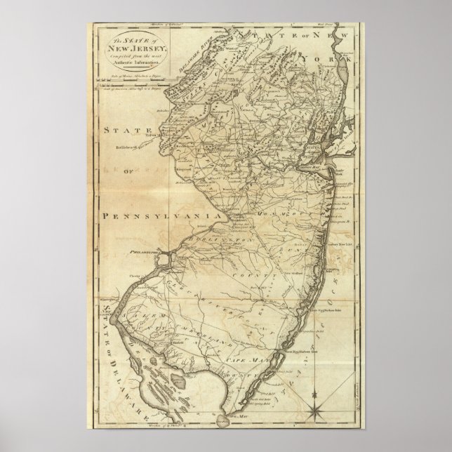 State of New Jersey Poster (Front)