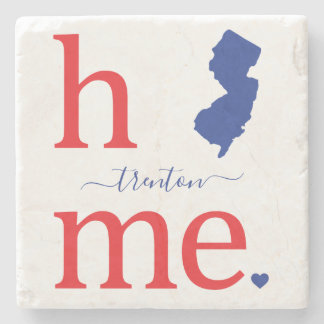 State of New Jersey Stone Coaster