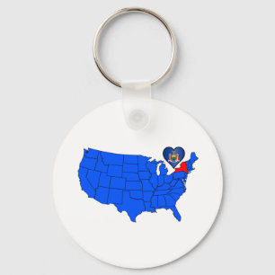 State of New York Keychain