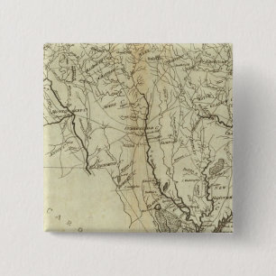 State of North Carolina 2 Inch Square Button