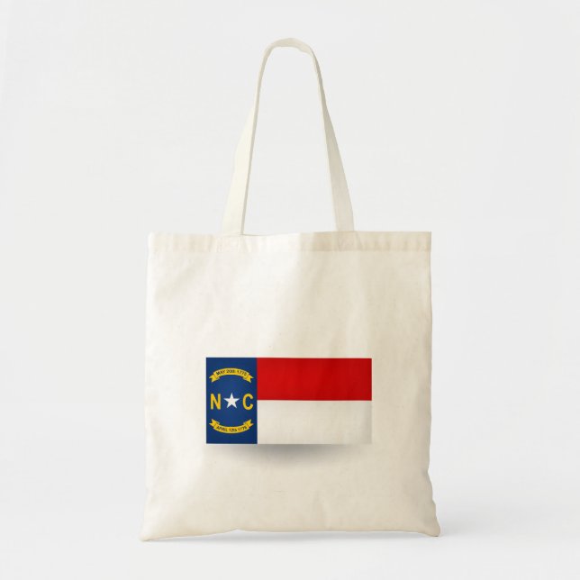 State of North Carolina Flag Tote Bag (Front)