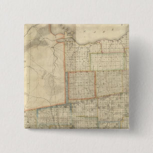 State of Ohio 2 Inch Square Button