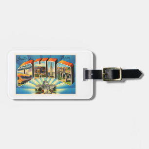 State of Ohio #2 OH Old Vintage Travel Souvenir Luggage Tag