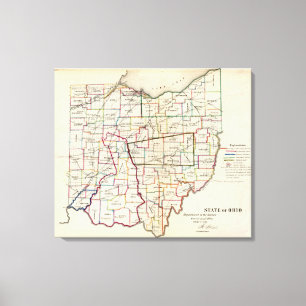 State of Ohio Canvas Print