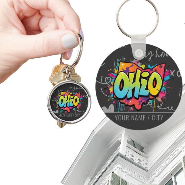 State of Ohio graffiti accessory  Keychain (Creator Uploaded)
