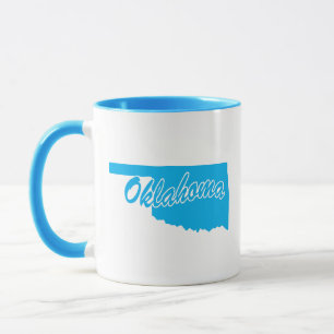 State Of Oklahoma Shape Mug