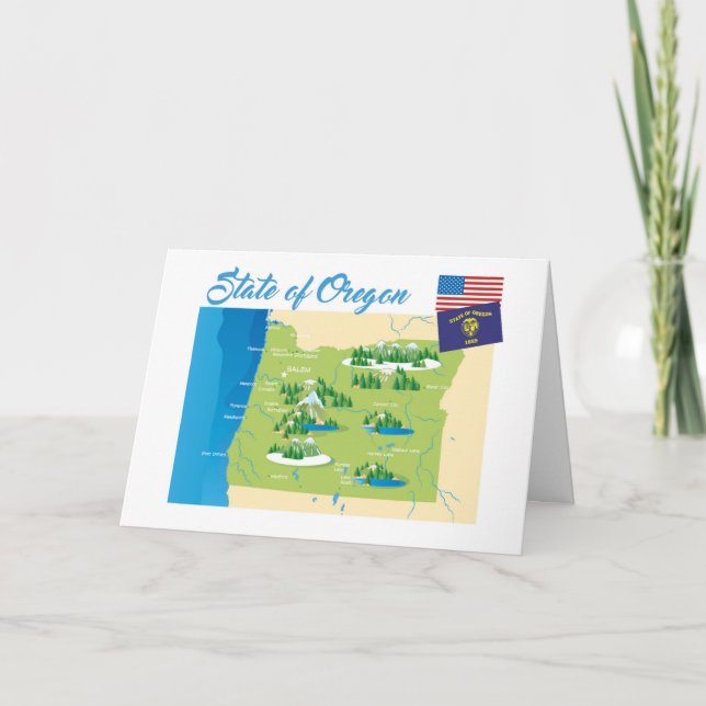 State of Oregon Card (Front)