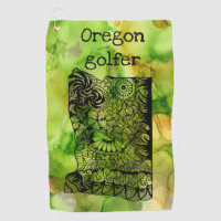State of Oregon Golf towel