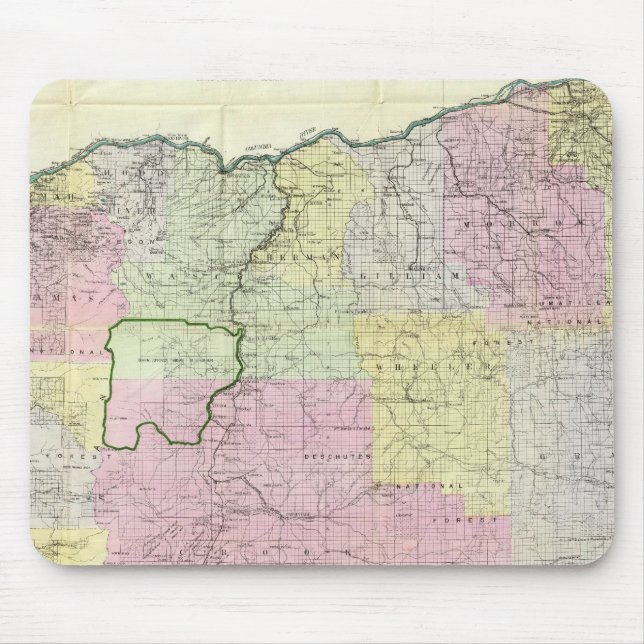 State of Oregon Mouse Pad (Front)