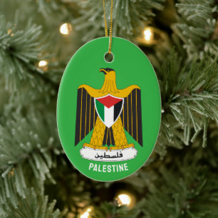 State of Palestine coat of arms Ceramic Ornament