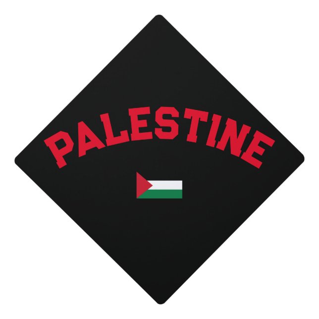 State of Palestine Varsity College University Graduation Cap Topper (Front)