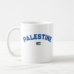 State of Palestine Varsity College University Styl Coffee Mug