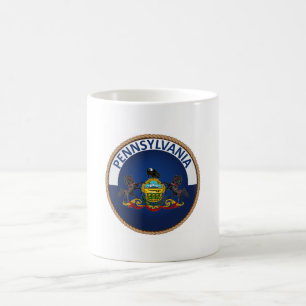 State of Pennsylvania Flag Seal Coffee Mug