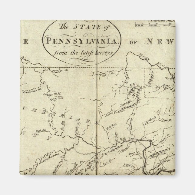 State of Pennsylvania Magnet (Front)