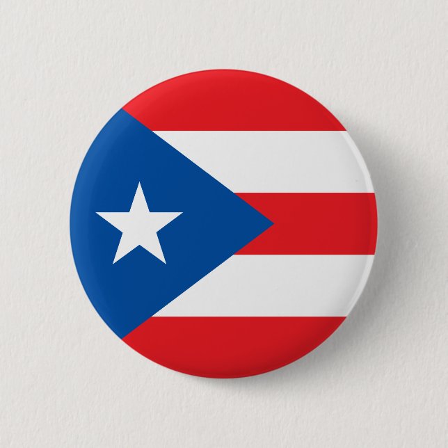 State of Puerto Rico flag 2 Inch Round Button (Front)