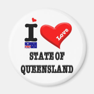 STATE OF QUEENSLAND - I Love Magnet