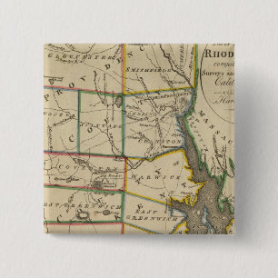 State of Rhode Island 3 2 Inch Square Button