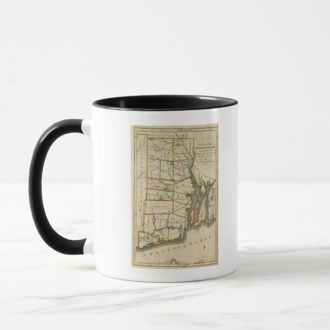 State of Rhode Island 3 Mug (Left)