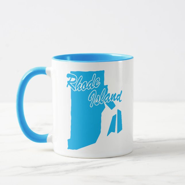 State Of Rhode Island Shape Mug (Left)