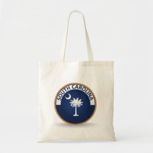 State of South Carolina Flag Seal Tote Bag