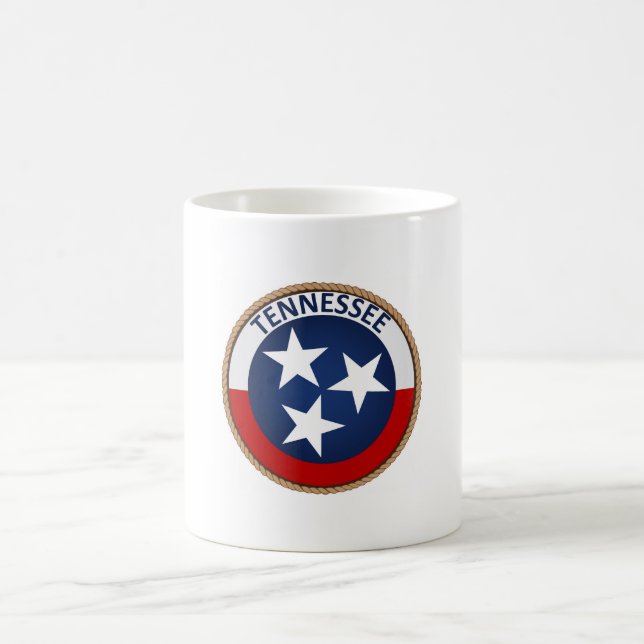 State of Tennessee Flag Seal Coffee Mug (Center)