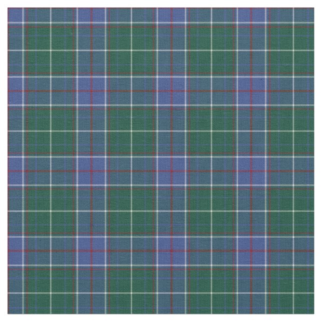 State of Tennessee Tartan Fabric (Close Up)