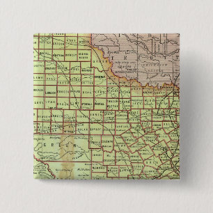 State of Texas 3 2 Inch Square Button