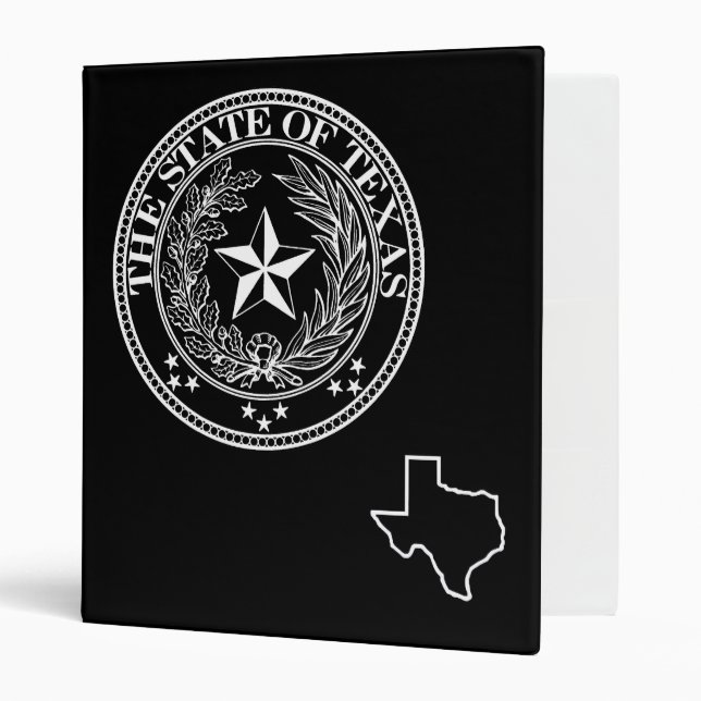 State of Texas Avery Binder (Front/Inside)