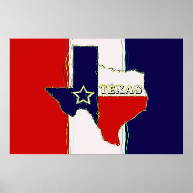 STATE OF TEXAS POSTER (Front)