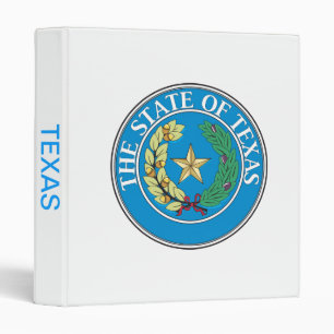 State of Texas seal Binder
