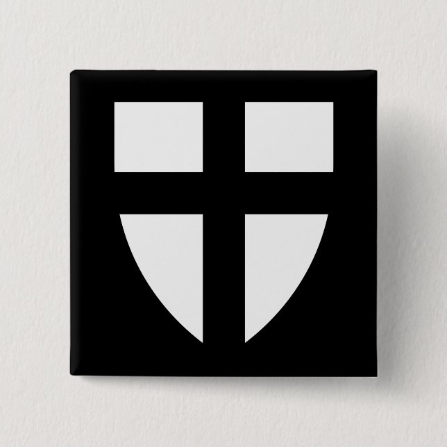 State of the Teutonic Order coat of arms 2 Inch Square Button (Front)