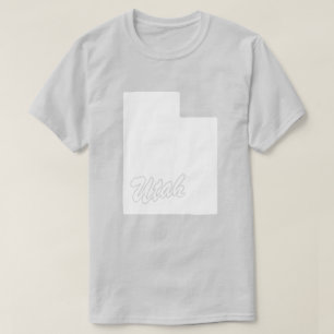 State Of Utah Shape T-shirt