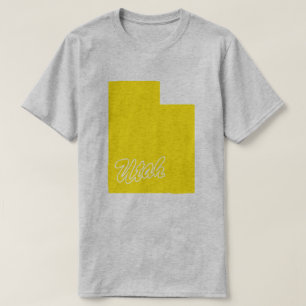 State Of Utah Shape T-shirt