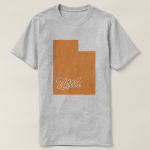 State Of Utah Shape T-shirt