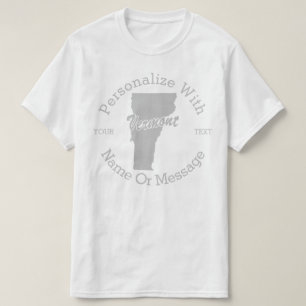 State Of Vermont PERSONALIZED T-shirt