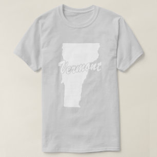 State Of Vermont Shape T-shirt