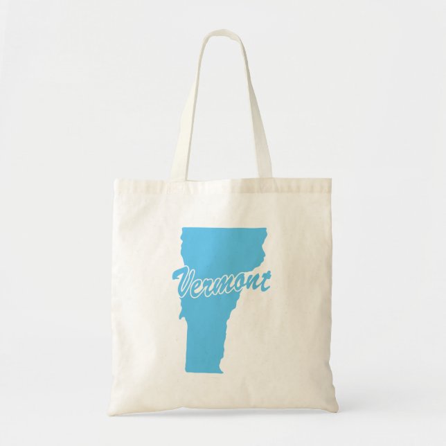 State Of Vermont Shape Tote Bag (Front)