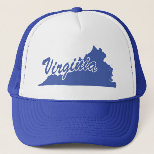 State Of Virginia Shape Trucker Hat