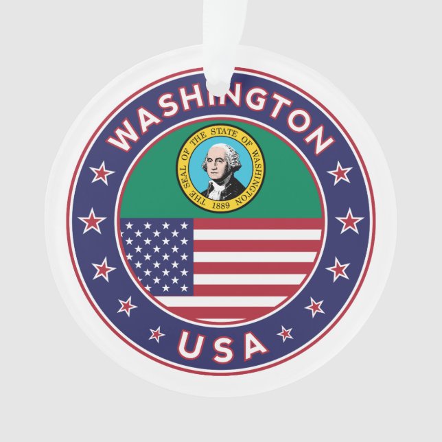 State of Washington Ornament (Front)